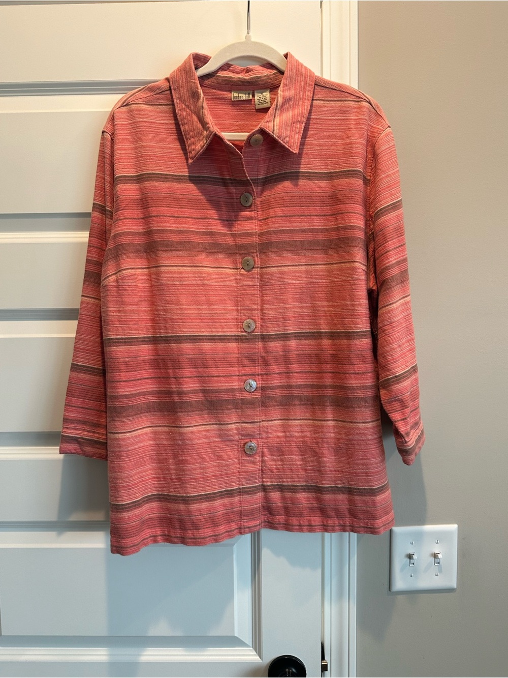 Linden Hill 3/4 Sleeve Shirt Jacket XL